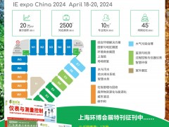 2024年上海環博會4月18~20日在上海舉辦，《儀表與測量控制》應邀參加 E5-M26，歡迎各位領導朋友蒞臨指導........